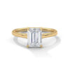 Blanc Emerald Solitaire